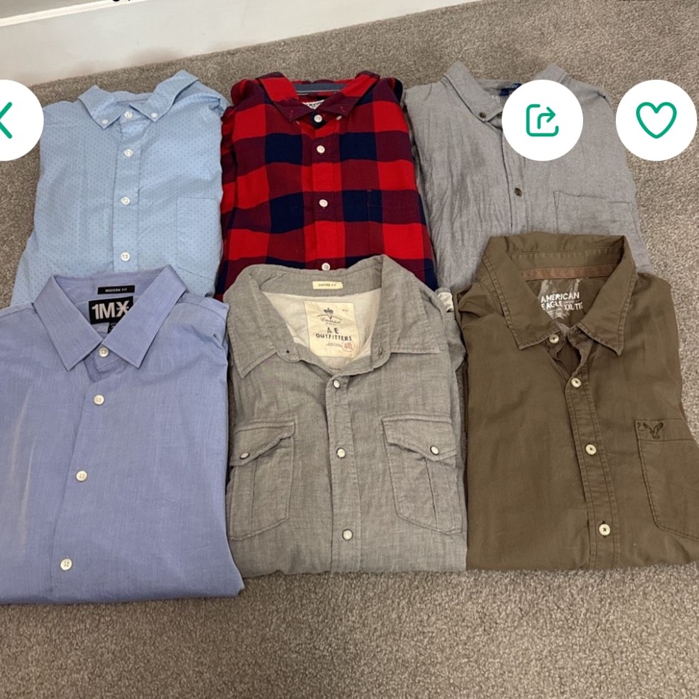 Bundle on mens shirts!